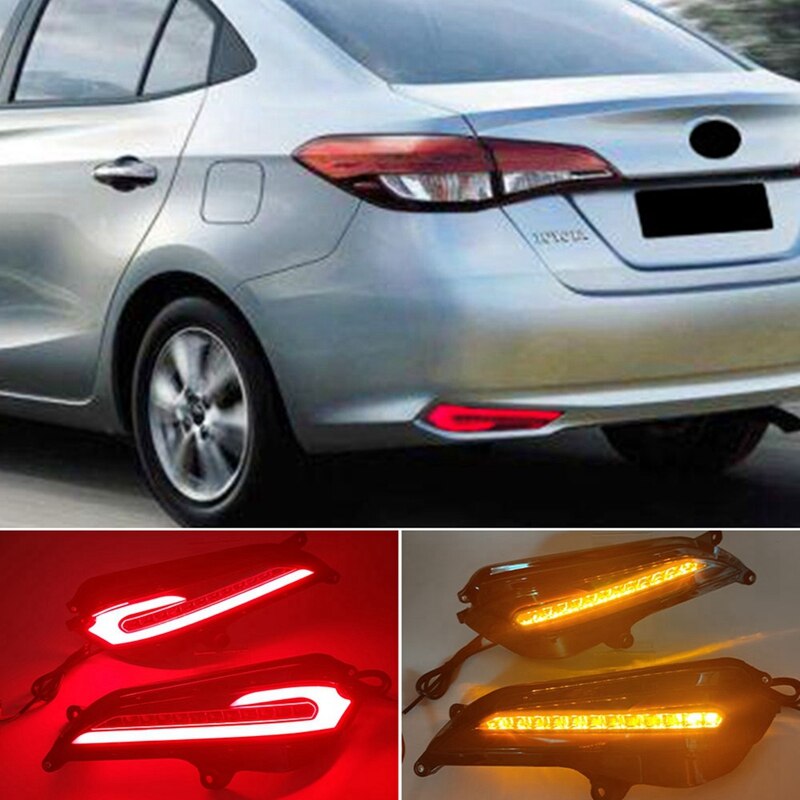 Design D Yaris Back Bumper Reflector - Toyota Yaris 2020,2021,2022,2023