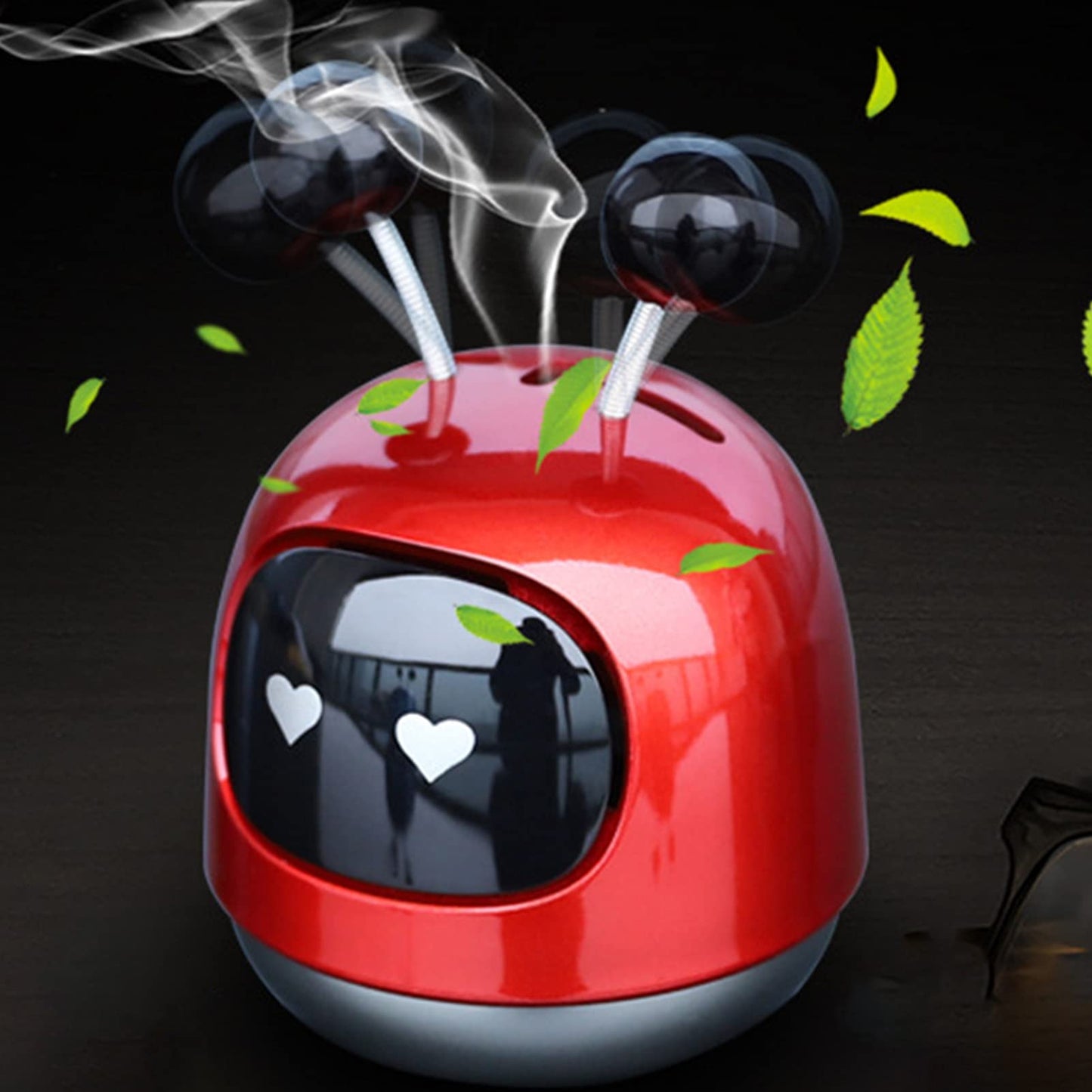 Car Robot Style Perfumed Scented Dashboard Decoration Red