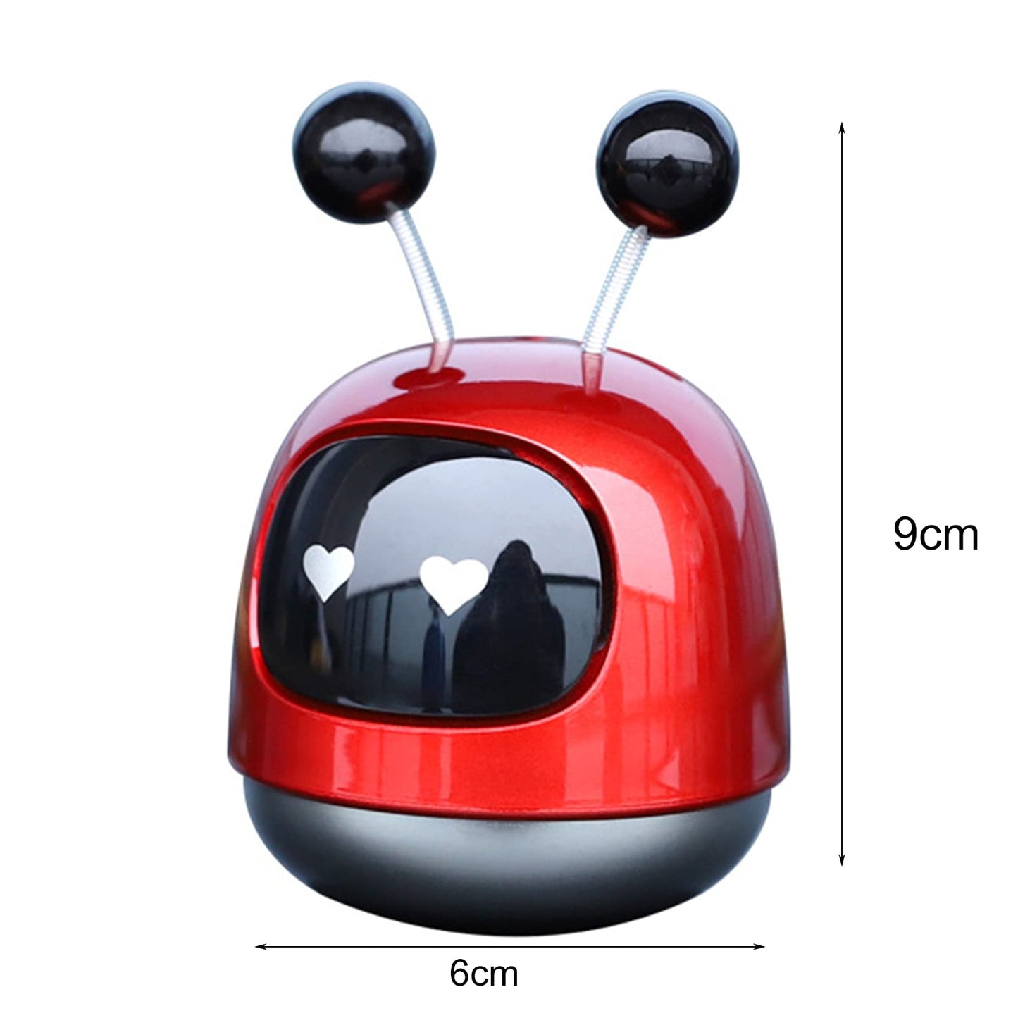Car Robot Style Perfumed Scented Dashboard Decoration Red