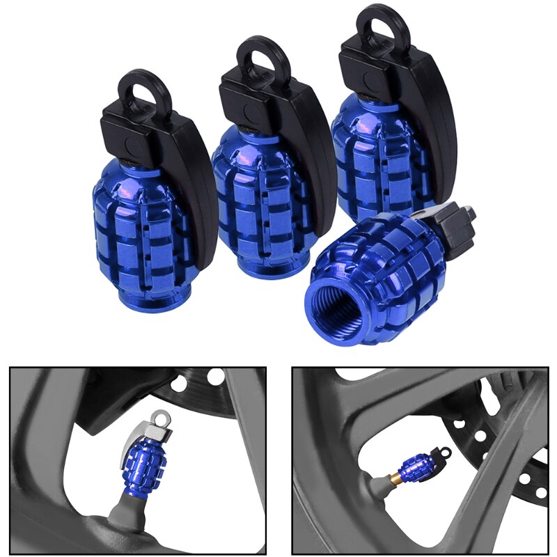 Grenade Wheel Lugnuts Blue