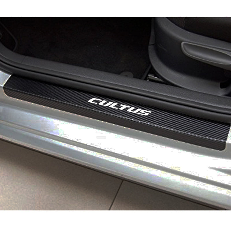 Suzuki Cultus Carbon Fibre Door Sill Stickers