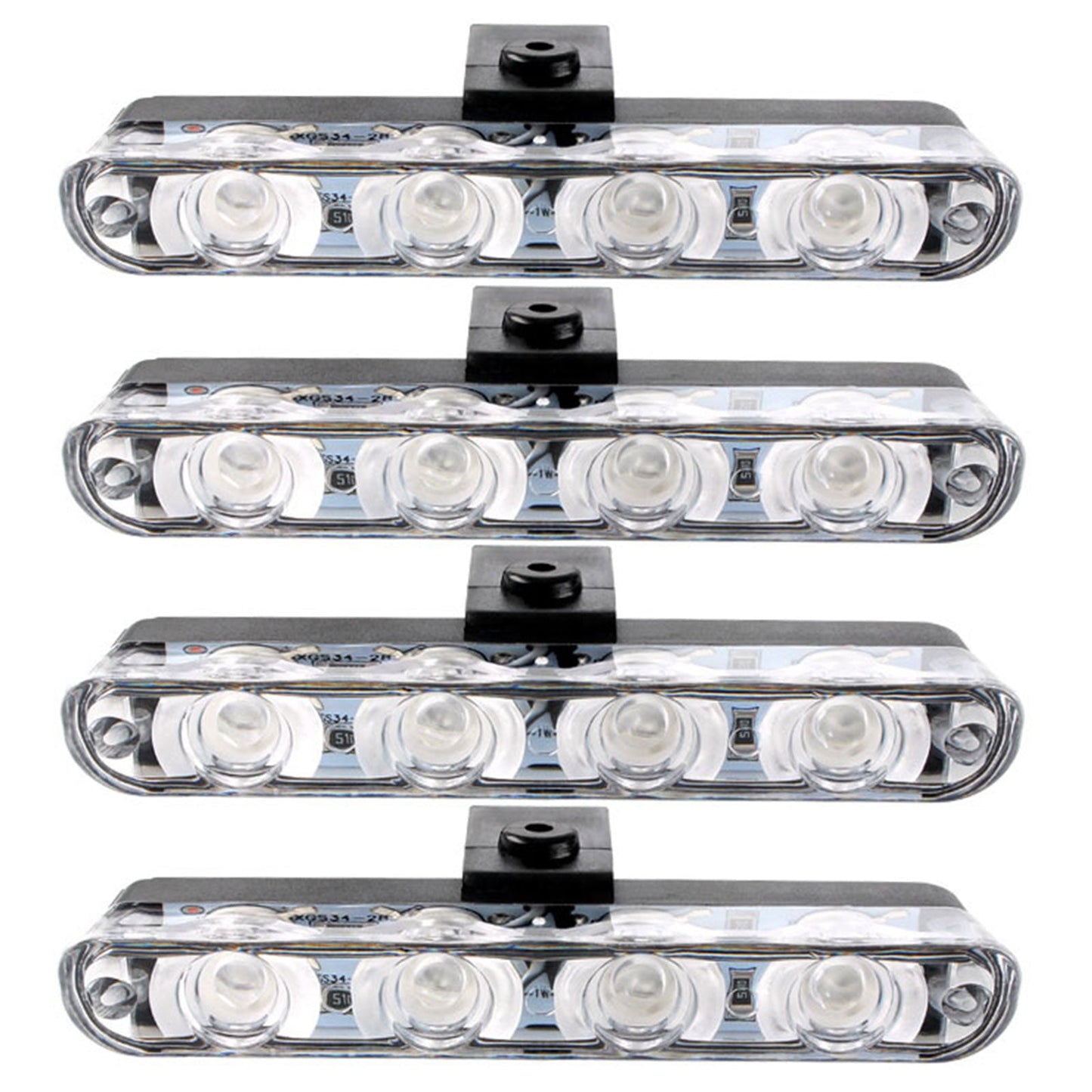 White Flashers Wired Controller 4pc 4LED