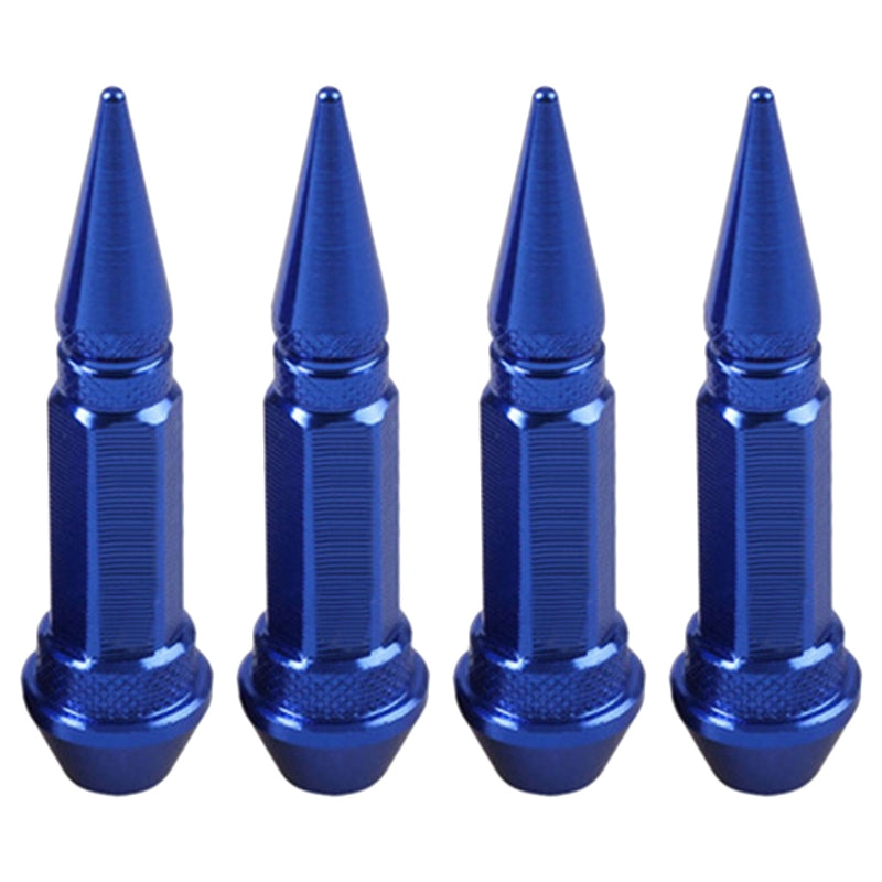Big Bullet Style Wheel Lugnuts Blue