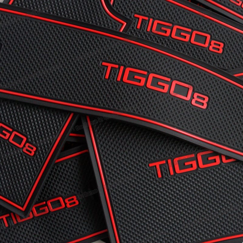 Cherry Tiggo 8 Interior Pvc Mats - Interior Groove Mats/Cup Holder Slot Mats/Interior Mats
