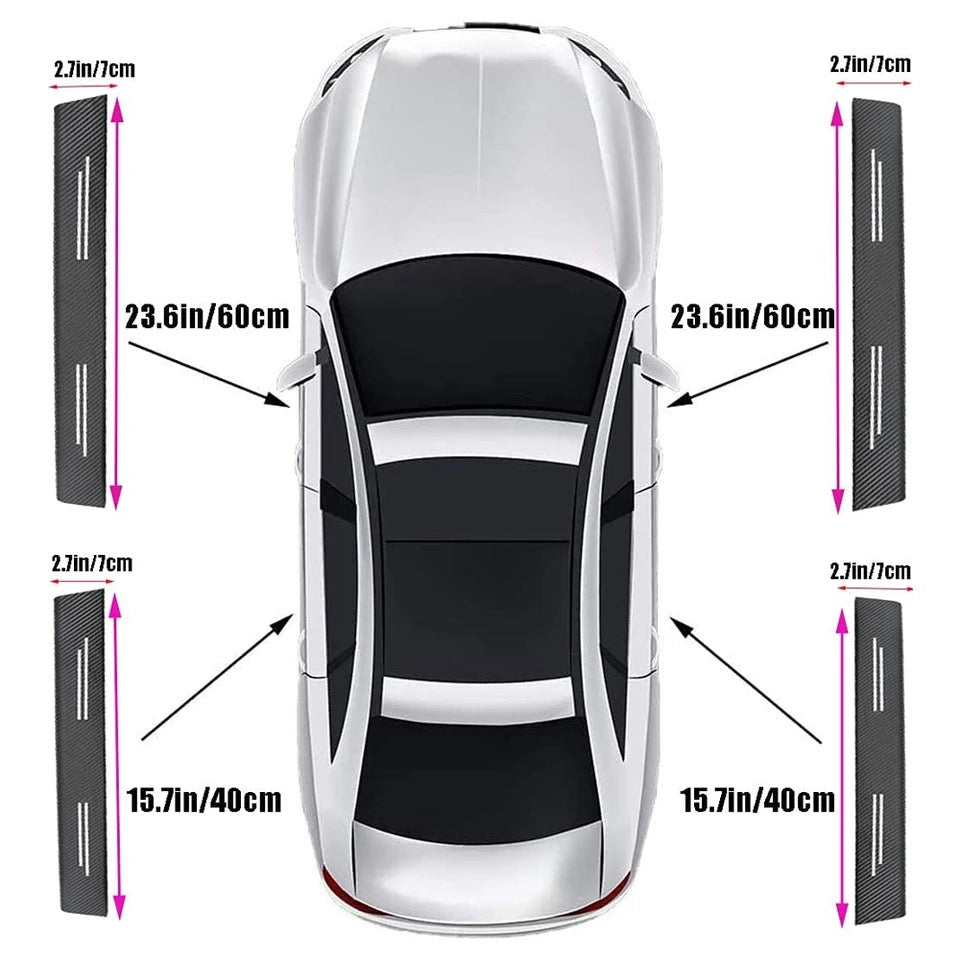 KIA Sportage Carbon Fibre Door Sill Stickers