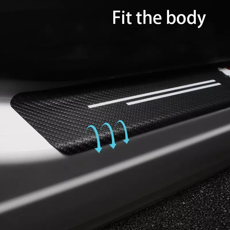 KIA Sportage Carbon Fibre Door Sill Stickers