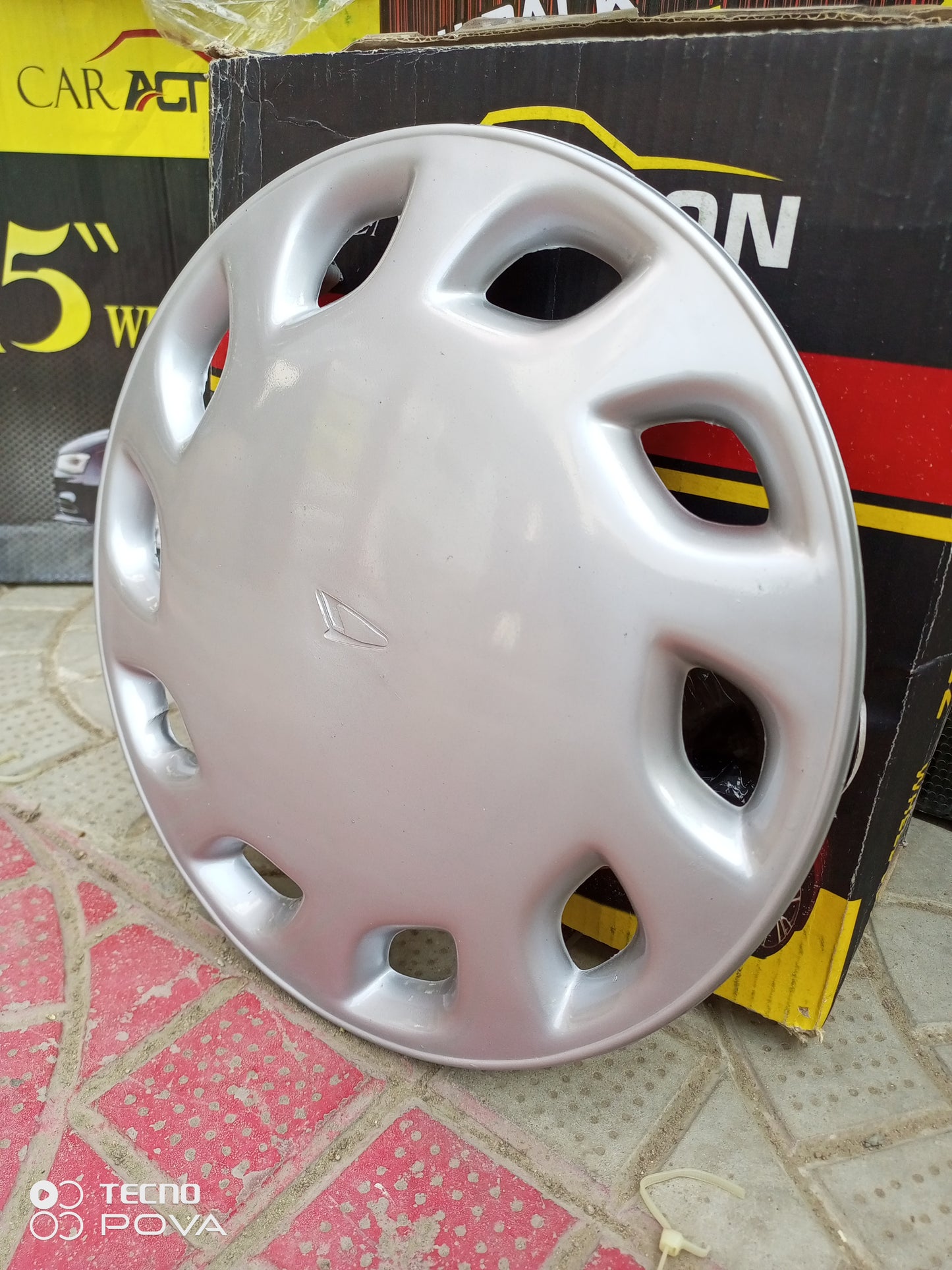WHEEL COVER CUORE12 SILVER