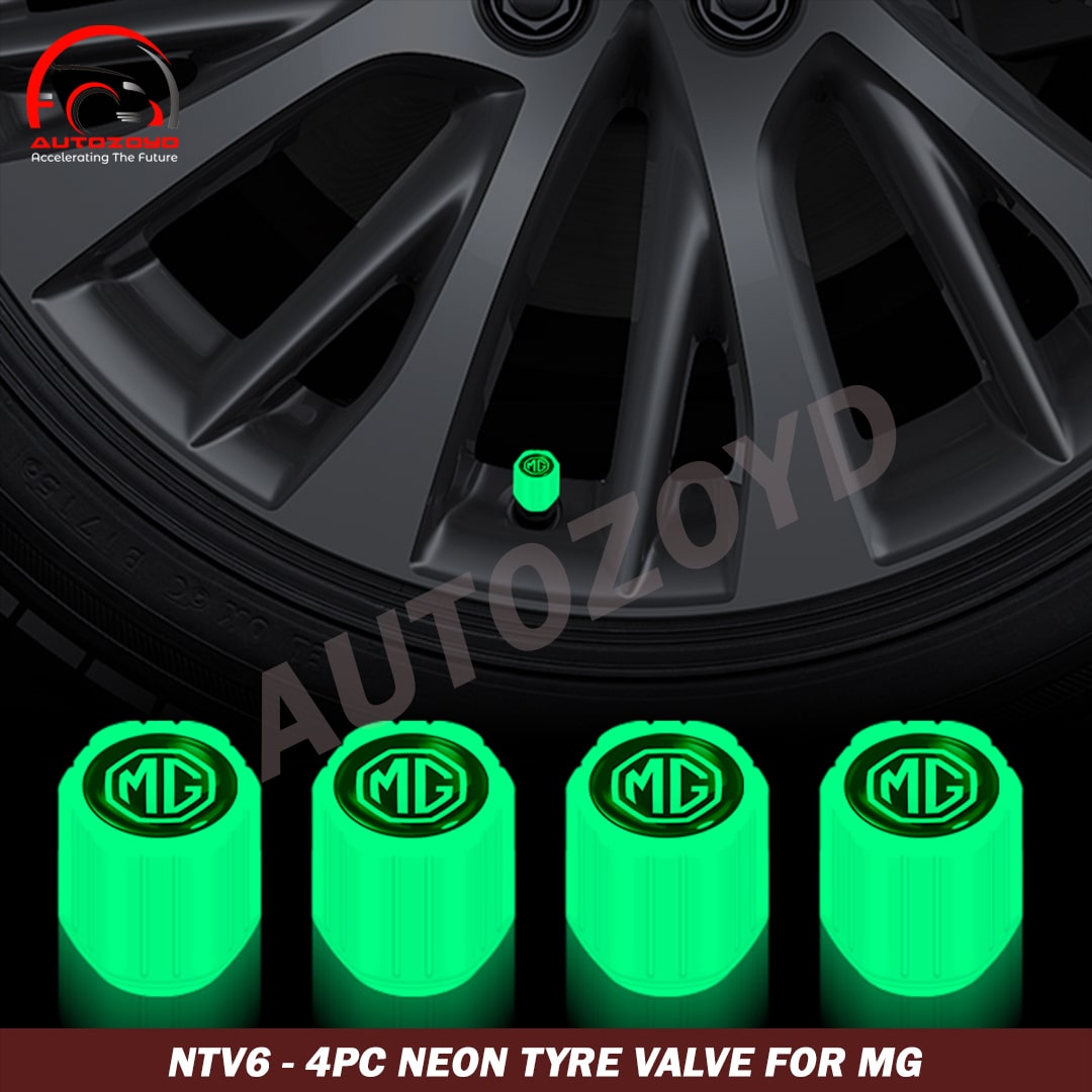 4pc Illuminous Neon Tyre Valve For MG