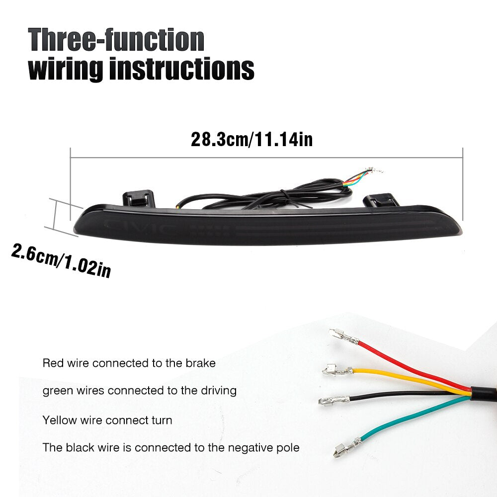 Civic 2022 Led Sequential Bumper Reflector