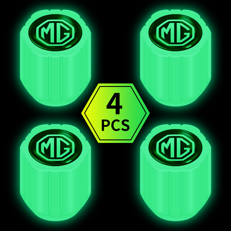 4pc Illuminous Neon Tyre Valve For MG