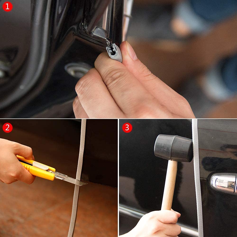5M Universal Door Guard Grey - Door Protection/Door Protectors/Door Guard/Door Rubber