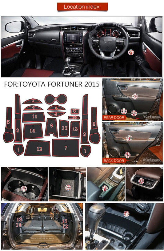 Toyota Fortuner Interior PVC mats