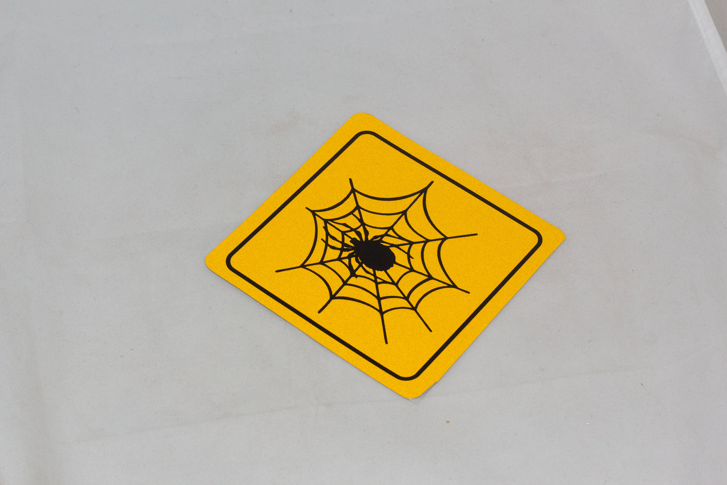 Spider Web Yellow AR Sticker