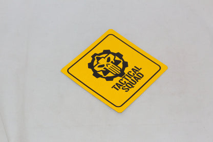 Yellow Tactical Squad AR Sticker