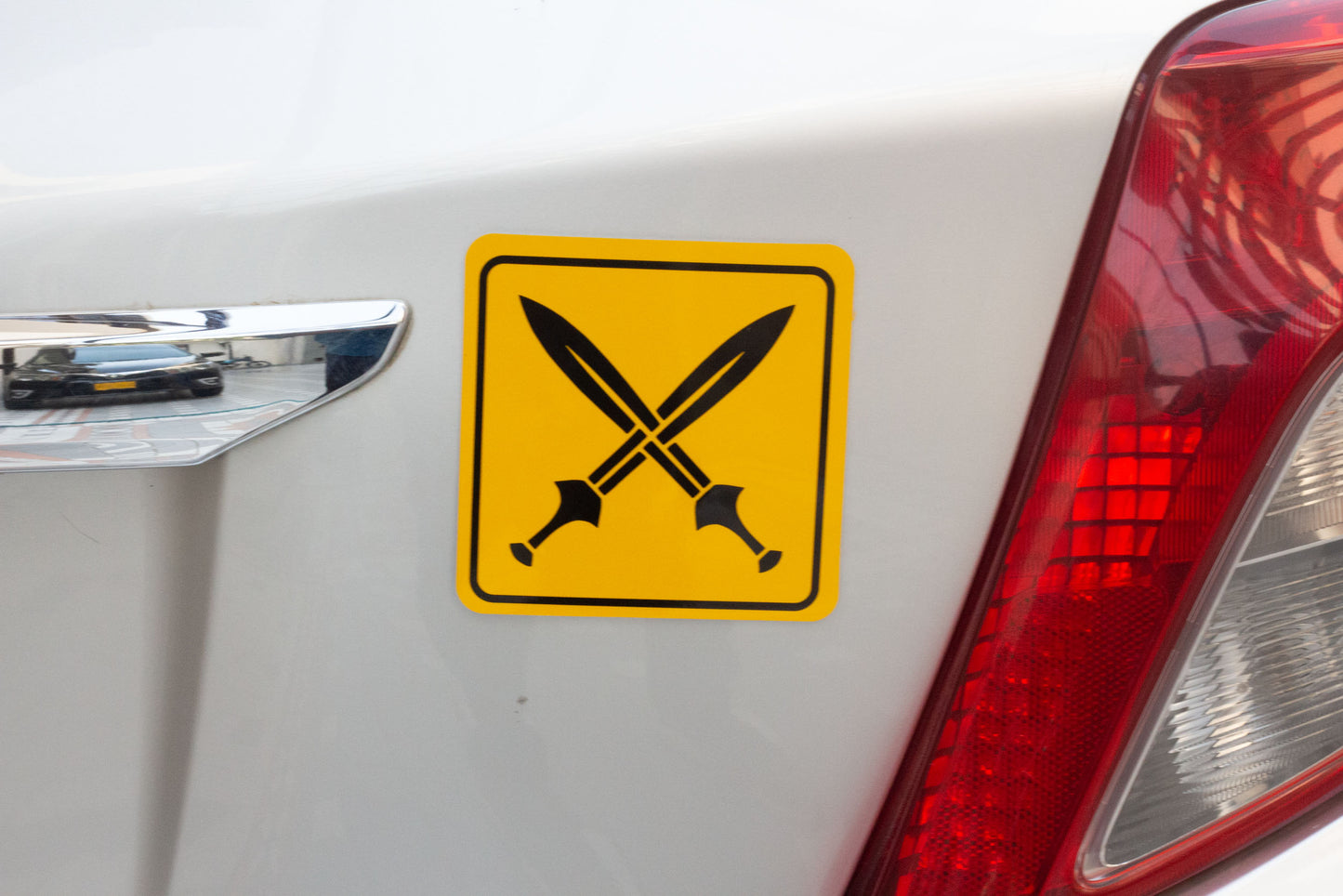 Yellow Sword AR Sticker