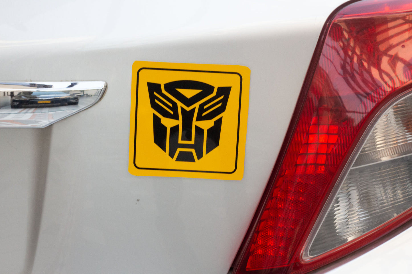 Transformer Yellow AR Sticker