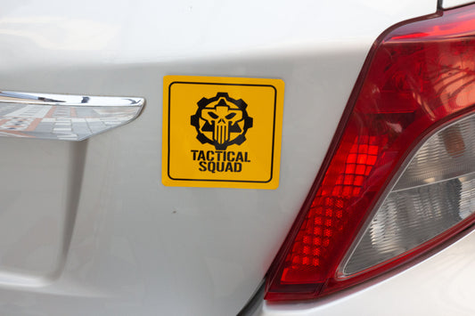 Yellow Tactical Squad AR Sticker