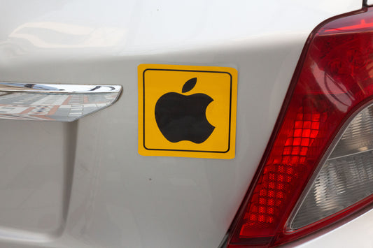 Apple Yellow AR Sticker