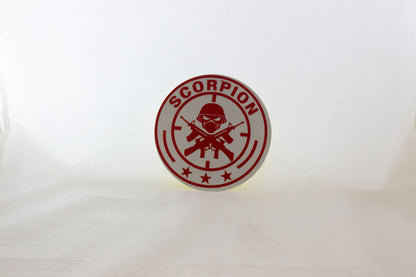 Scorpion Sticker Red