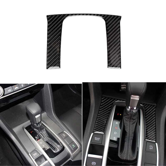 Honda Civic 2016-2021 Small U Gear Trim Carbon Fibre