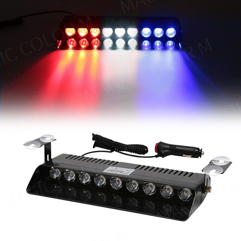 S1 9 LED Windscreen Police Light