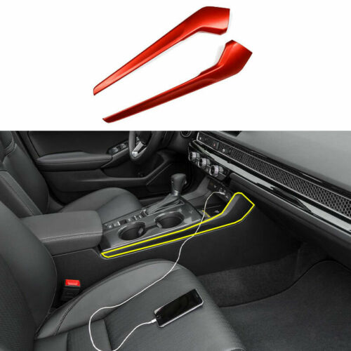 Honda Civic 2022 2pc Gear Box Cover Red