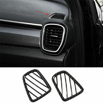 KIA Sportage 2 Pc AC Vent Trim Carbon Fibre