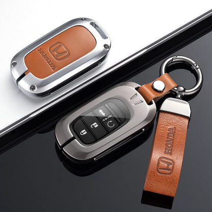 Honda Civic 2022 Zinc Alloy Leather Key Cover