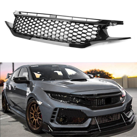 Honda Civic X Front Grill SI Version 1 - Honda Civic X 2016,2017,2018,2019,2020,2021,2022(10th Generation)