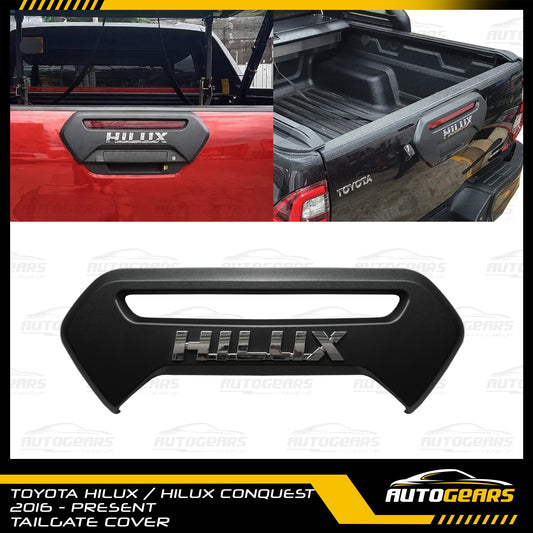 Toyota Hilux RevoRocco Trunk Handle Cover Black