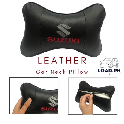 Suzuki 2pc Neck pillow Set Black