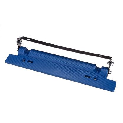 Number Plate Tilter Carbon Fibre Blue