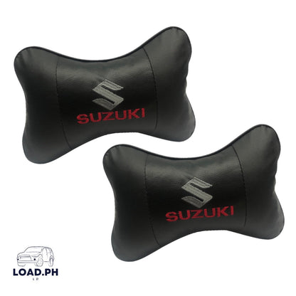 Suzuki 2pc Neck pillow Set Black