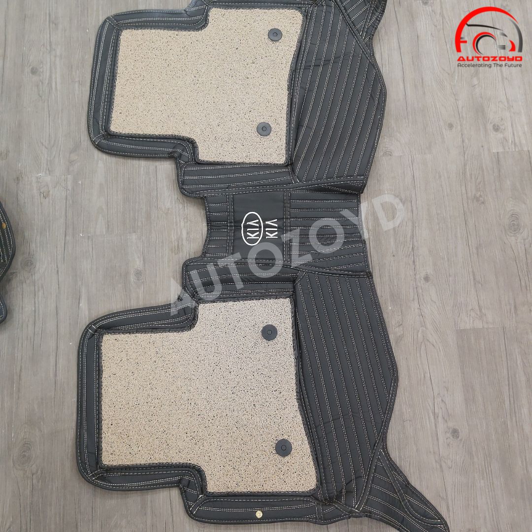 KIA Sportage 11D Floor Mat Black Beige Stitch