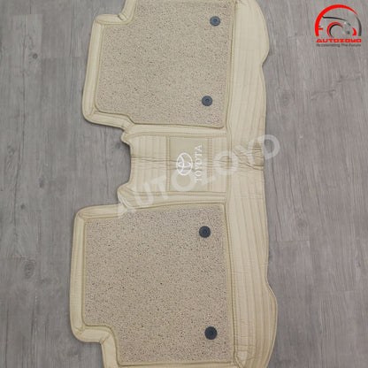 Toyota Corolla 11D Floor Mats Beige Stitch