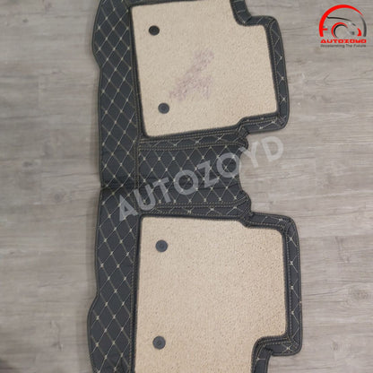 Toyota Corolla 11D Floor Mats Black Beige Stitch