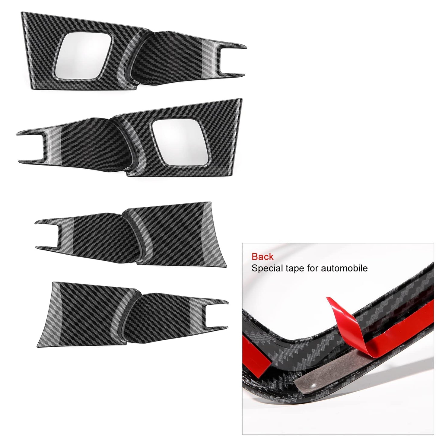 Honda Civic 2022 Inner Door Bowl Trim Carbon Fibre