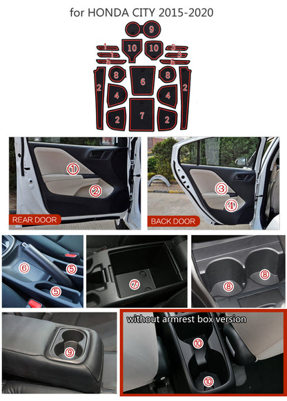 Honda City 2012-2021 Interior PVC Mats