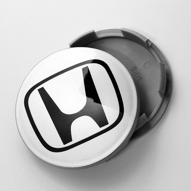 Honda Wheel rim Centre Cap Cover Honda Silver Black 4pc