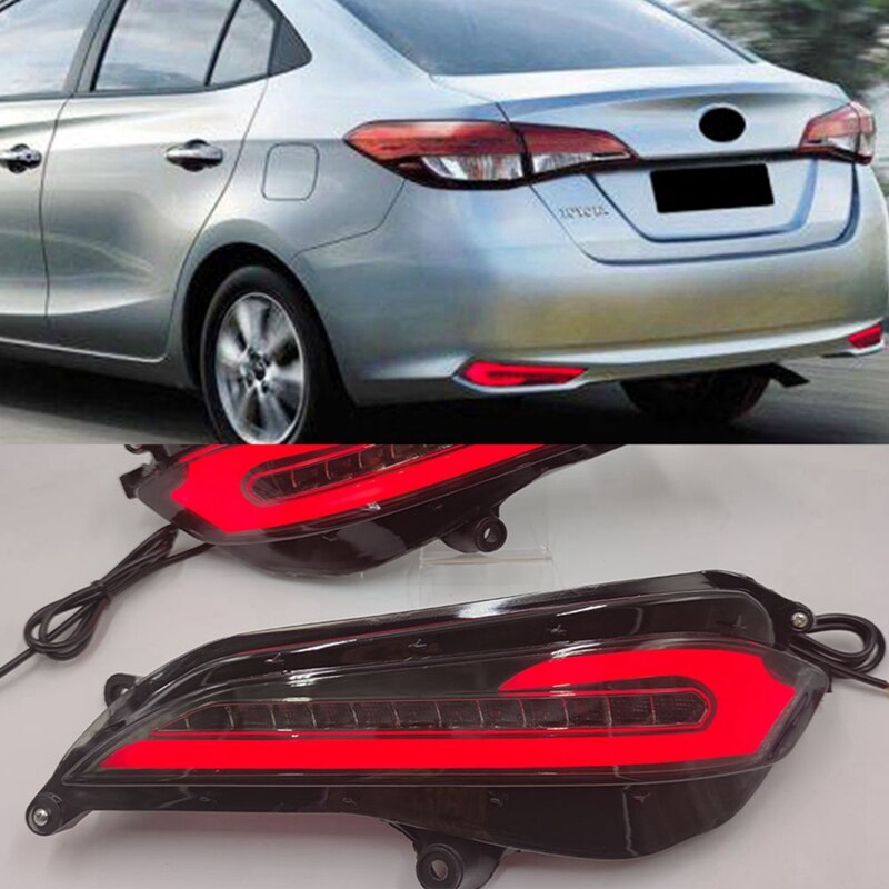 Design D Yaris Back Bumper Reflector - Toyota Yaris 2020,2021,2022,2023