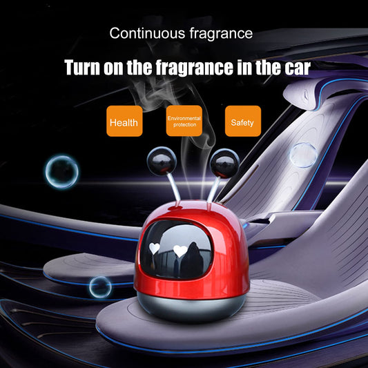 Car Robot Style Perfumed Scented Dashboard Decoration Red