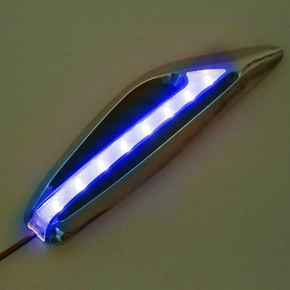 Car 2pc Fender Universal Indicator 12v Color Blue
