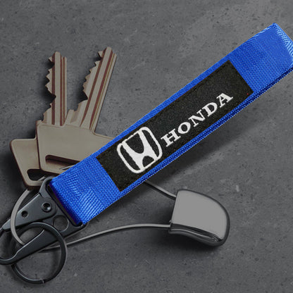 Honda Strap Keychain Blue