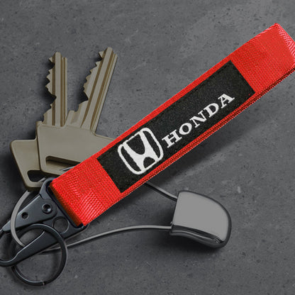 Honda Strap Keychain Red