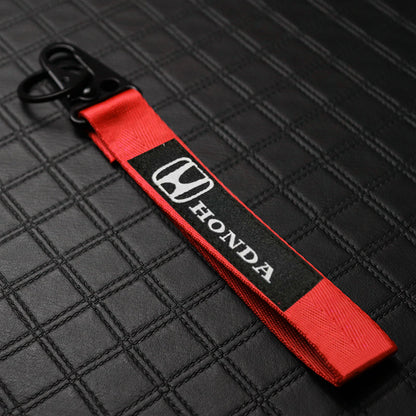 Honda Strap Keychain Red