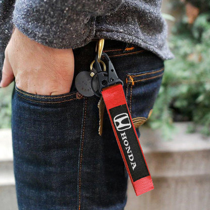 Honda Strap Keychain Red