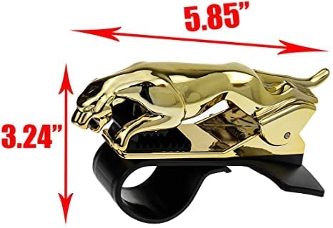 Jaguar Phone Holder Clip Style Adhesive Golden