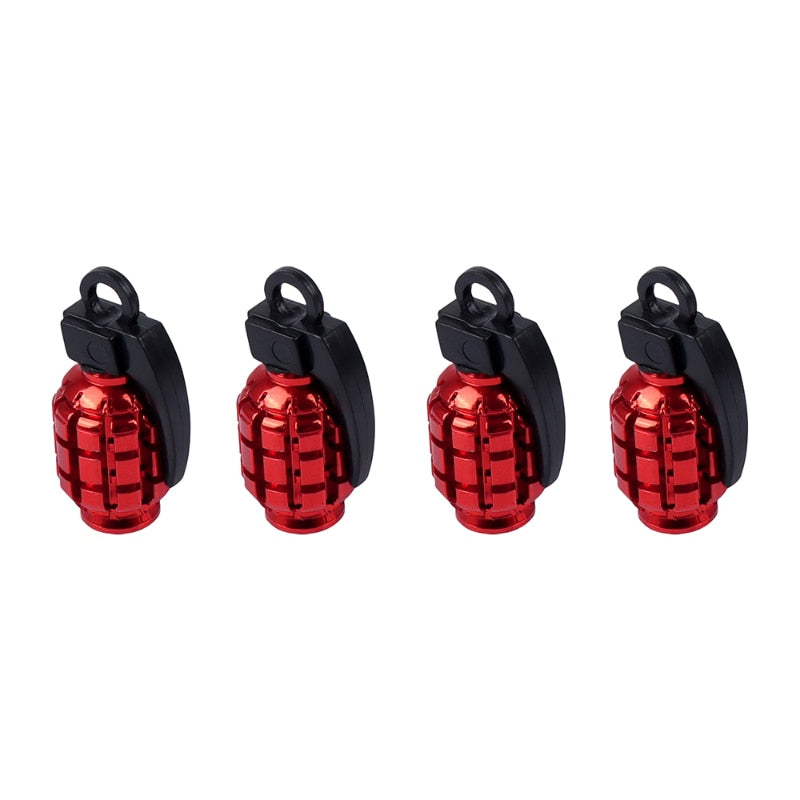 Grenade Wheel Lugnuts Red
