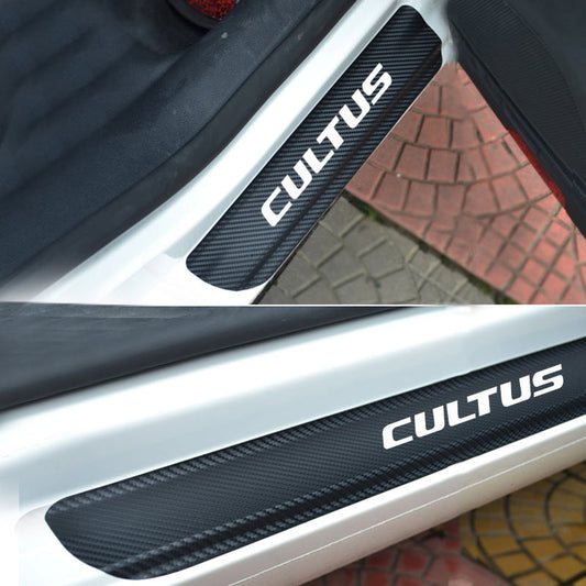 Suzuki Cultus Carbon Fibre Door Sill Stickers