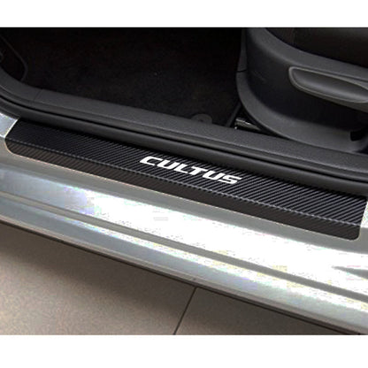 Suzuki Cultus Carbon Fibre Door Sill Stickers
